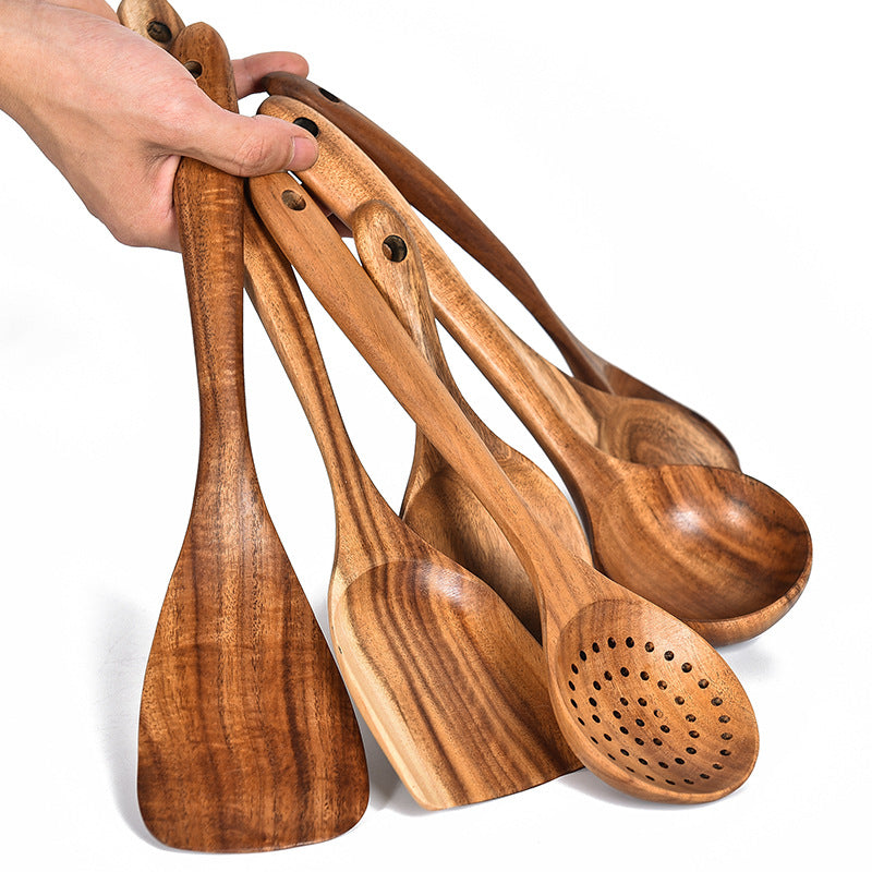 Wooden Kitchen Utensil Set
