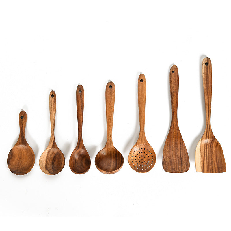 Wooden Kitchen Utensil Set
